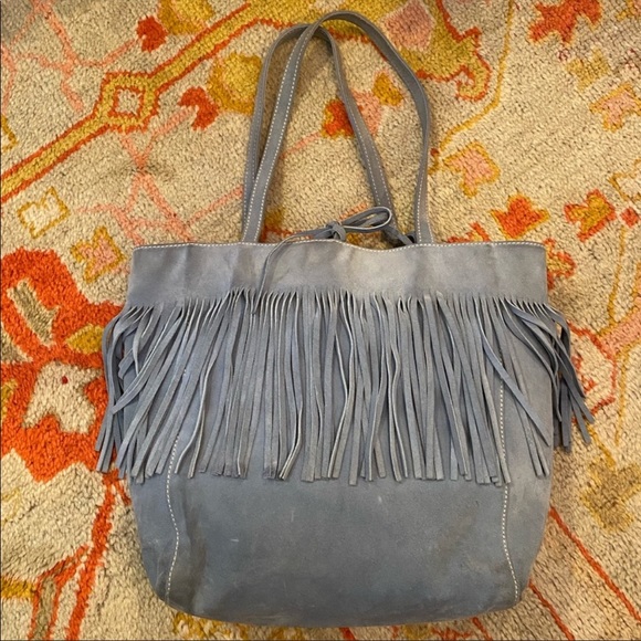 *Vintage* Miu Miu Suede Fringe Bag - Picture 2 of 7